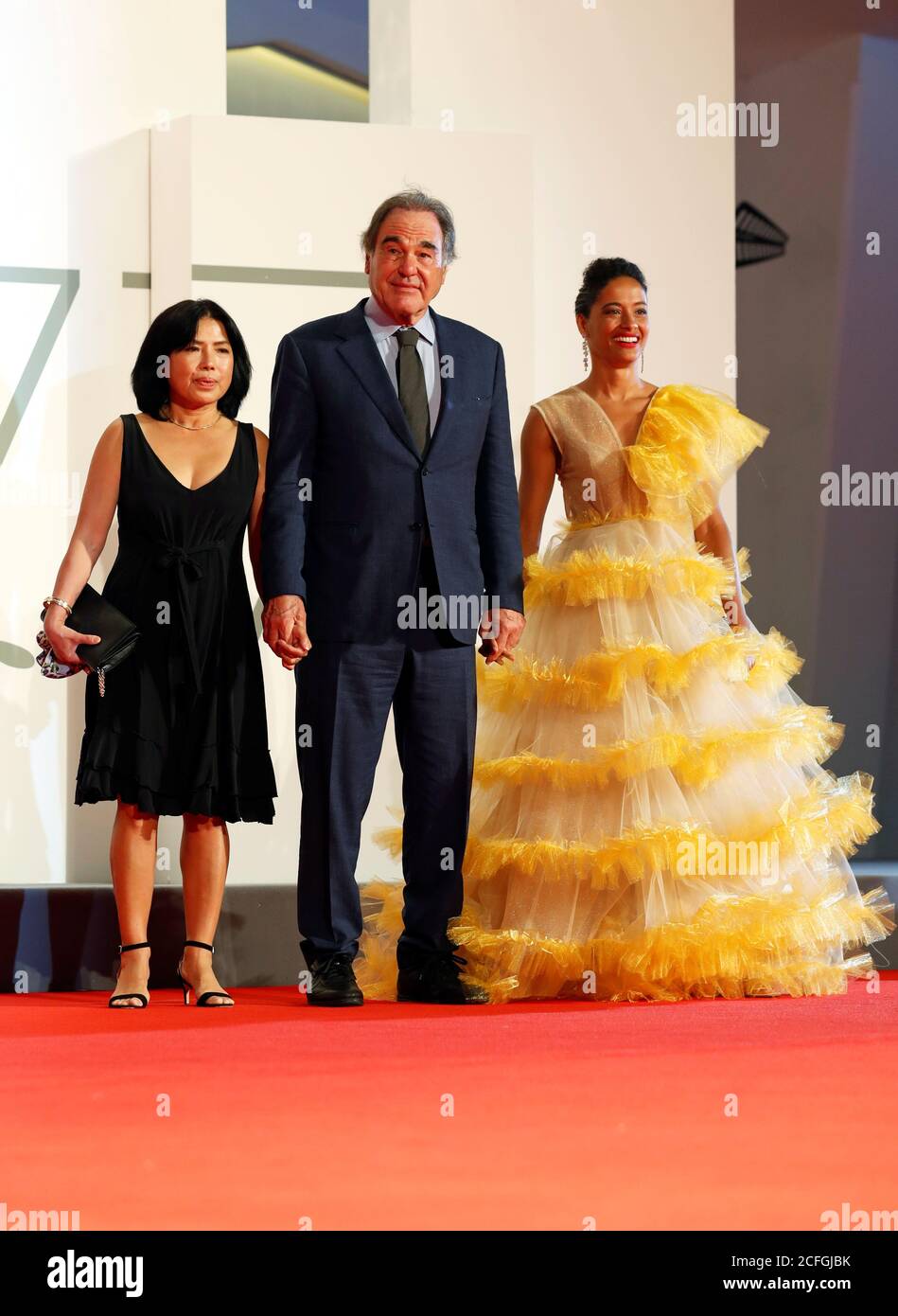 Oliver Stone Wife Sun Jung Jung High Resolution Stock Photography and