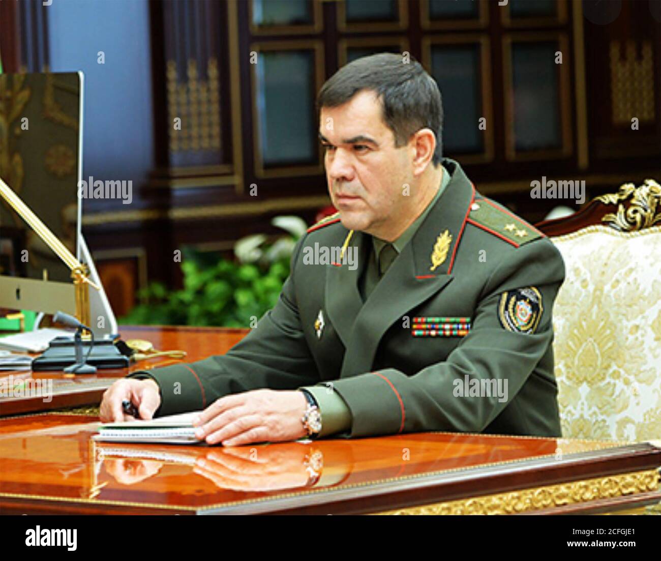 VALERY VAKULCHIK Ukrainian secretary of the Presidential Security Council. Formerly head of the Ukrainian KGB. Photo: BelarusBv. Stock Photo