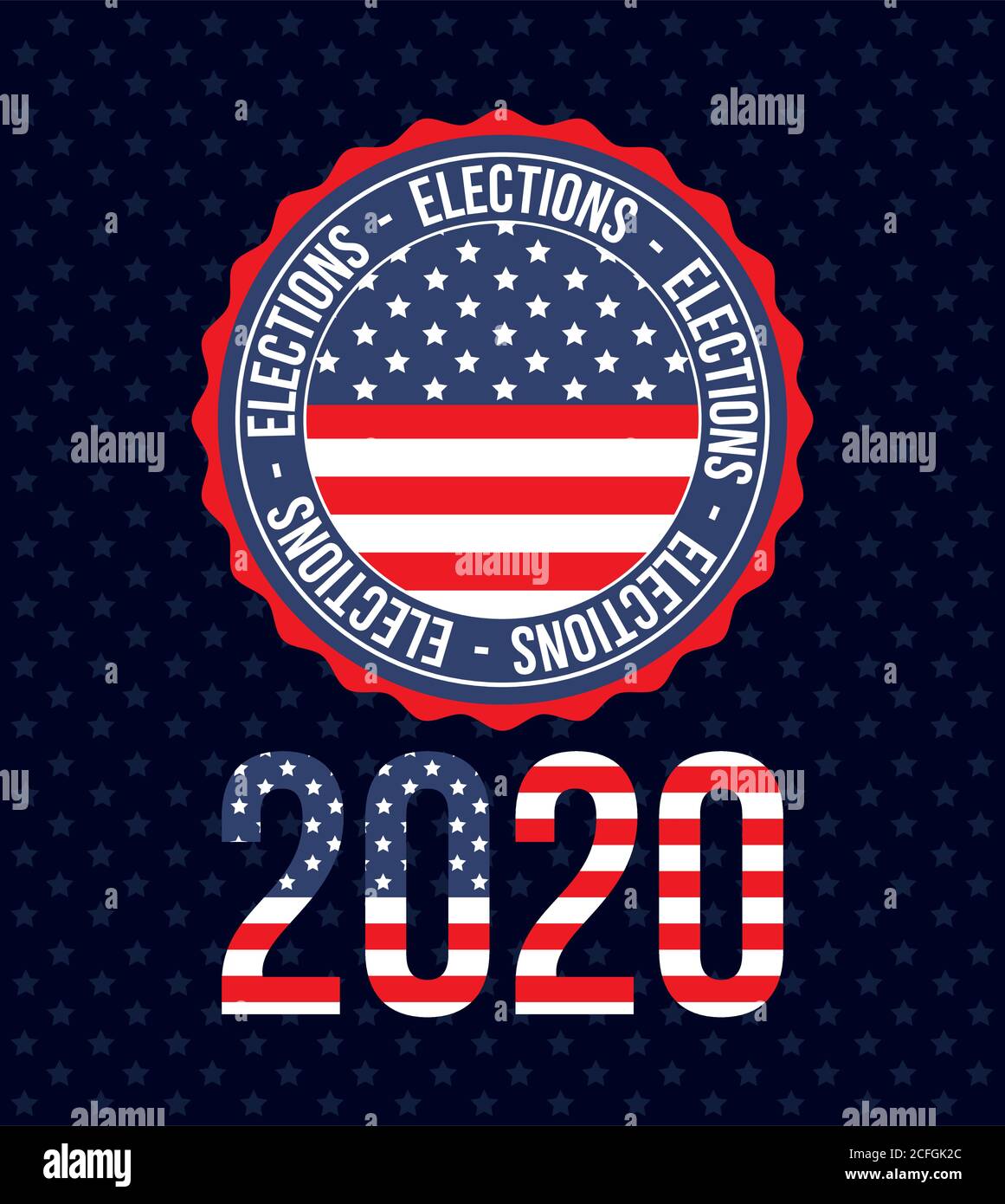 2020 with usa flag in seal stamp vector design Stock Vector Image & Art ...