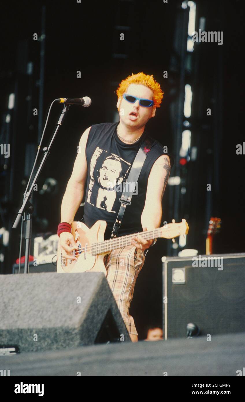 NoFX playing Reading Festival 2002, Reading , Berkshire, England, United Kingdom. Stock Photo