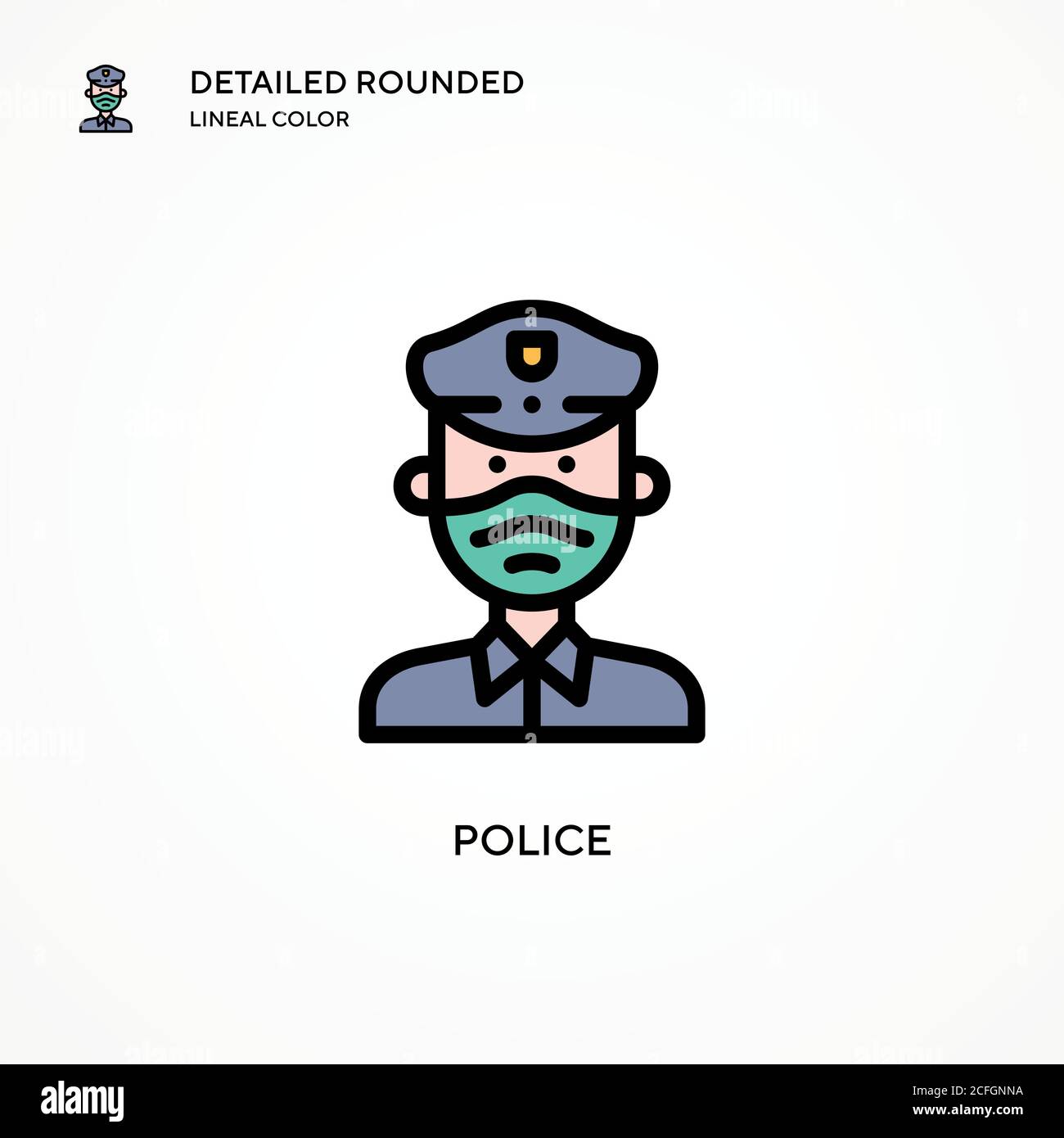 Female police officer at crime scene Stock Vector Images - Alamy
