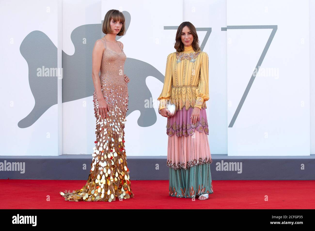 Maya Hawke, Gia Coppola, Pieces of Woman Premiere, 77th Venice Film