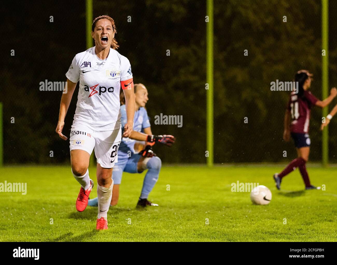 Lugano, Switzerland. 06th Mar, 2021. Riana Fischer (#14 FC Zuerich) during  the Axa Womens Super League match between FC Lugano and FC Zuerich at  Cornaredo Stadium in Lugano, Switzerland Credit: SPP Sport