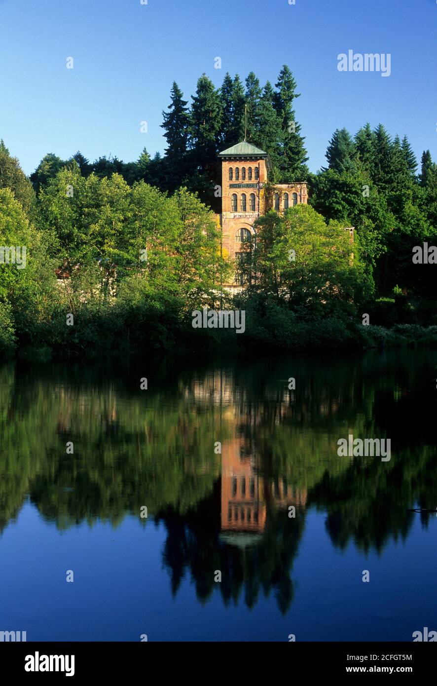 Old brewery, Tumwater County Park, Washington Stock Photo Alamy
