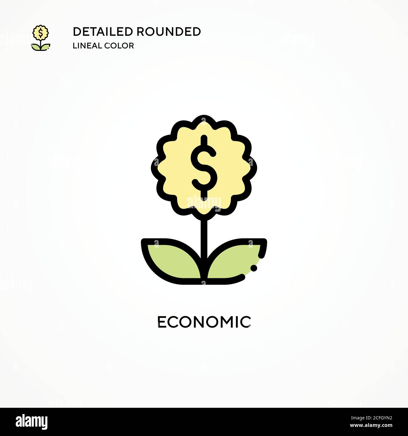 Economic vector icon. Modern vector illustration concepts. Easy to edit ...