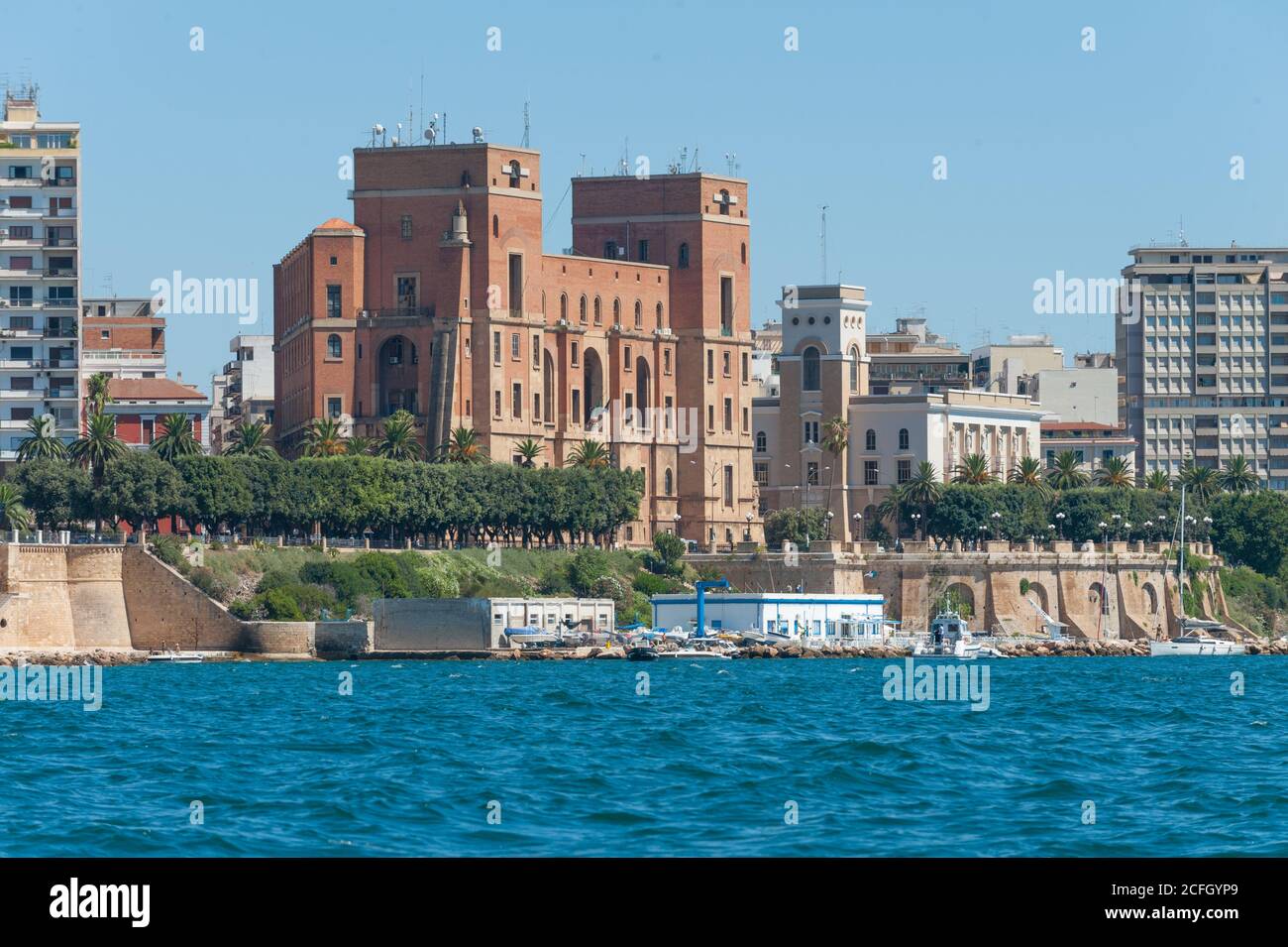 The Government Palace (1934) Arch. Armando Brasini, Taranto, Italy Stock Photo