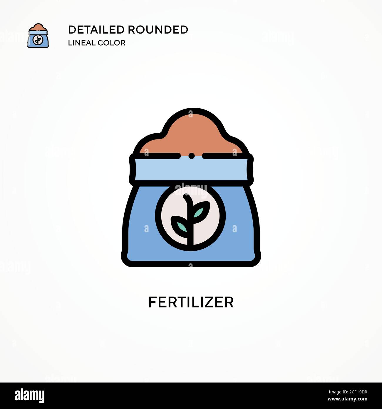 Fertilizer vector icon. Modern vector illustration concepts. Easy to ...