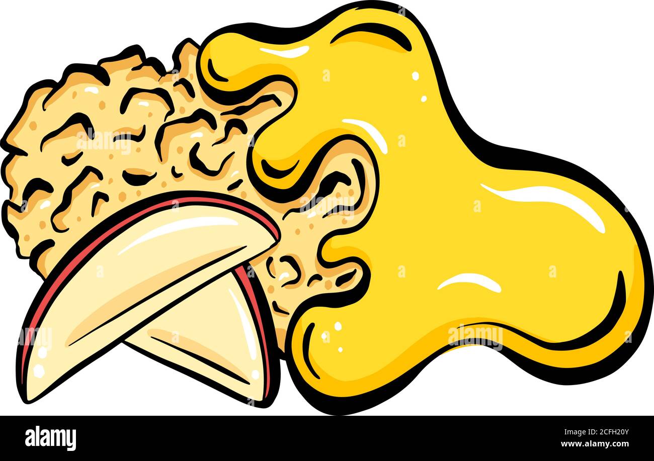 Apple crumble custard Stock Vector Images Alamy