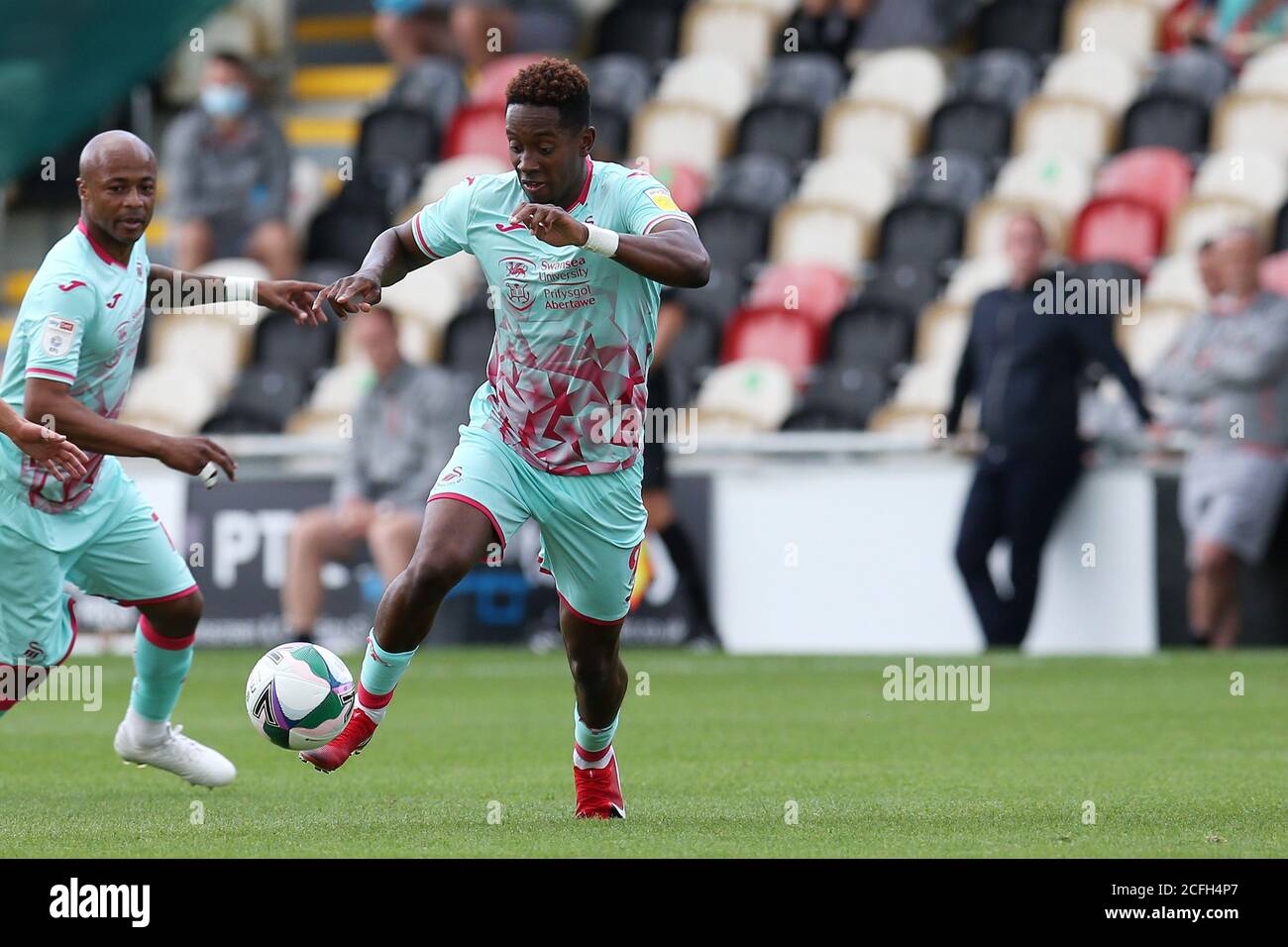 Newport Uk 05th Sep 2020 Jamal Lowe Of Swansea City In Action Carabao Cup Efl Cup