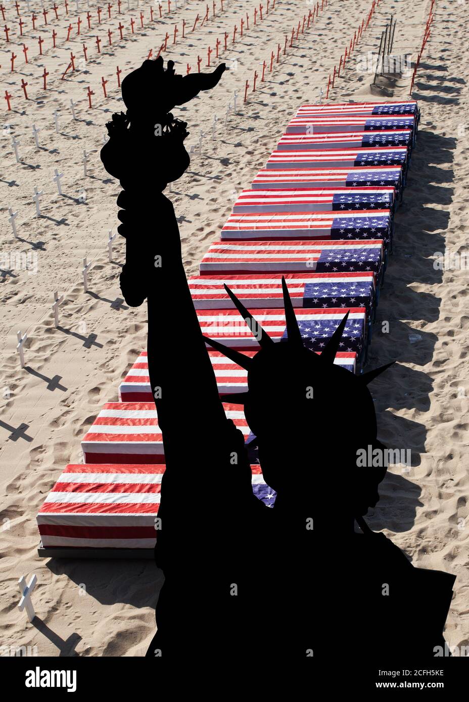 The Statue of Liberty is a colossal neoclassical sculpture on Liberty Island in New York Harbor