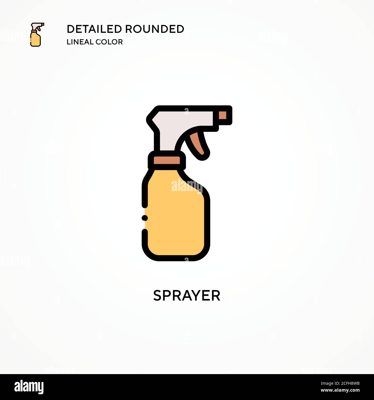 Sprayer vector icon. Modern vector illustration concepts. Easy to edit ...