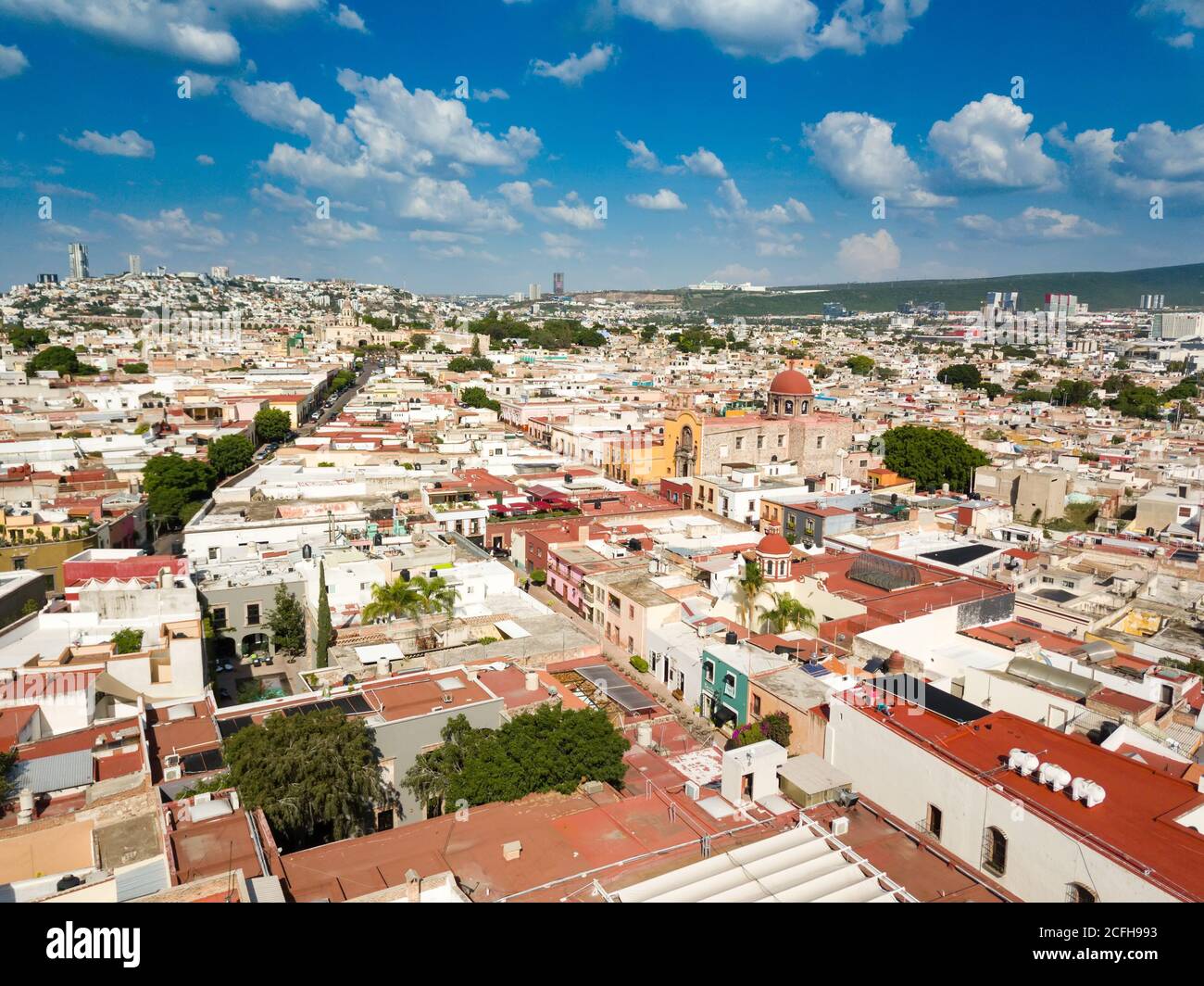 Queretaro City Aerial view Stock Photo