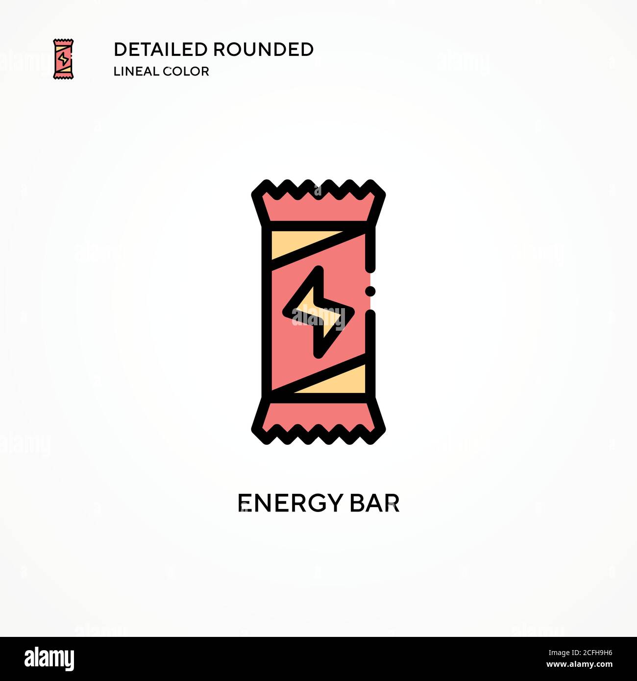Energy bar vector icon. Modern vector illustration concepts. Easy to