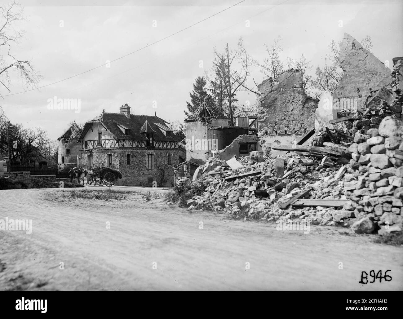 The Battle of Belleau Wood during World War One Stock Photo - Alamy