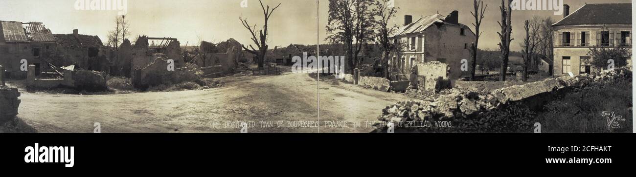 The Battle of Belleau Wood during World War One Stock Photo - Alamy