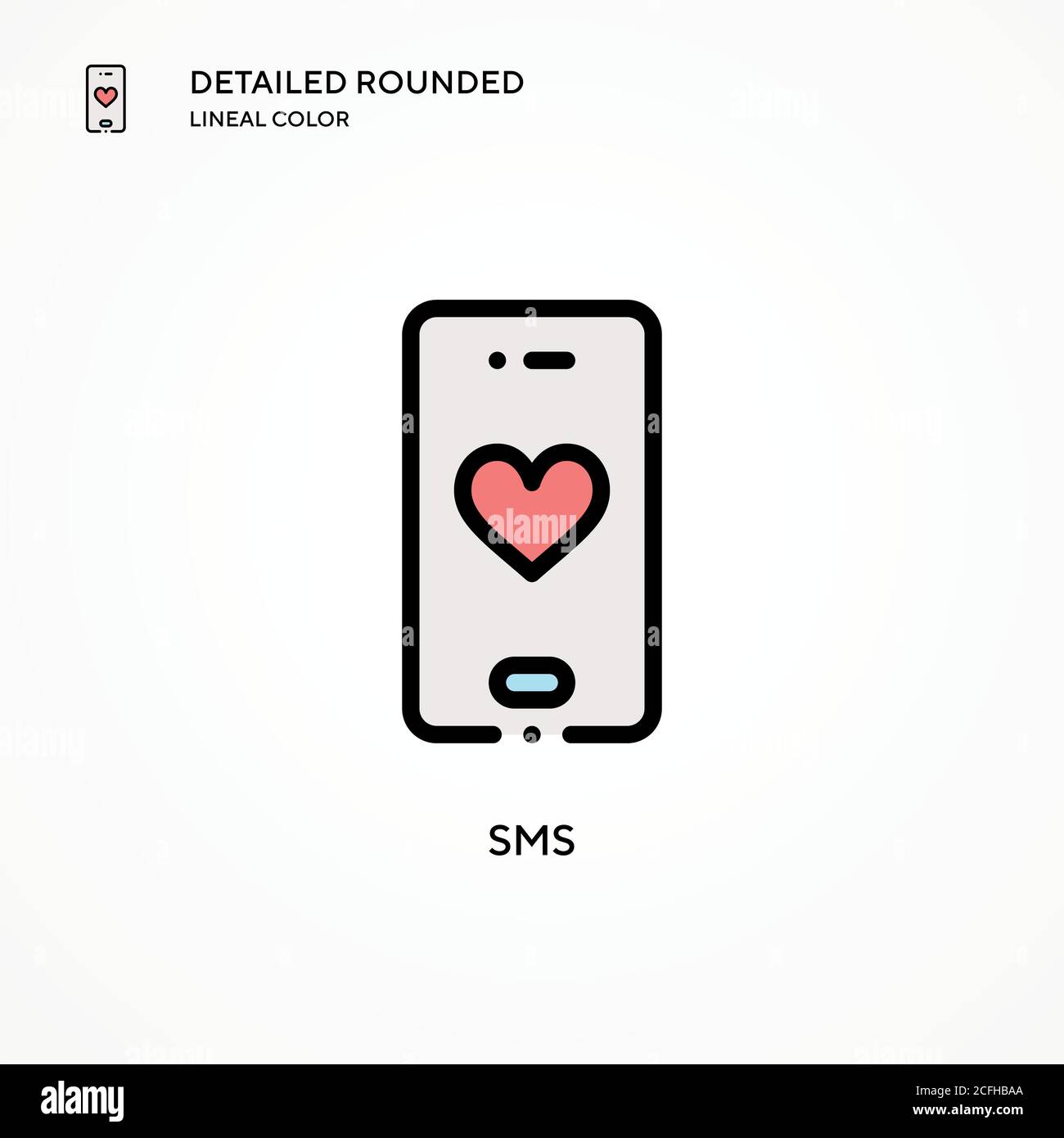 Sms vector icon. Modern vector illustration concepts. Easy to edit and ...