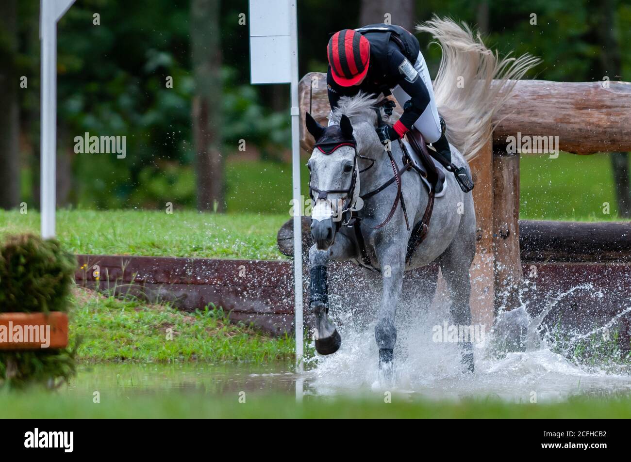 Raeford North Carolina Usa 5th Sep Sept 5 Raeford North Carolina Usa Andi Lawrence Riding Cooley Northern Mist Comes Out Of Her Stirrups But Recovers During Cross Country At Raeford North Carolina Usa 5th Sep Sept 5 Raeford North Carolina Usa Andi Lawrence Riding Cooley Northern Mist Comes Out Of Her Stirrups But Recovers During Cross Country At
