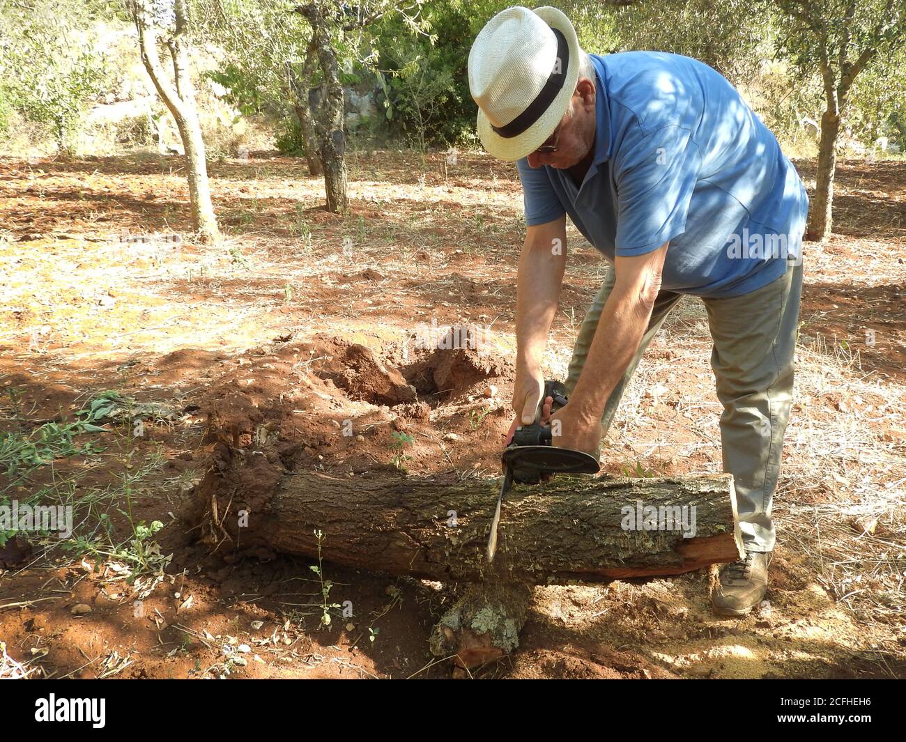 Man chopping wood hi-res stock photography and images - Alamy