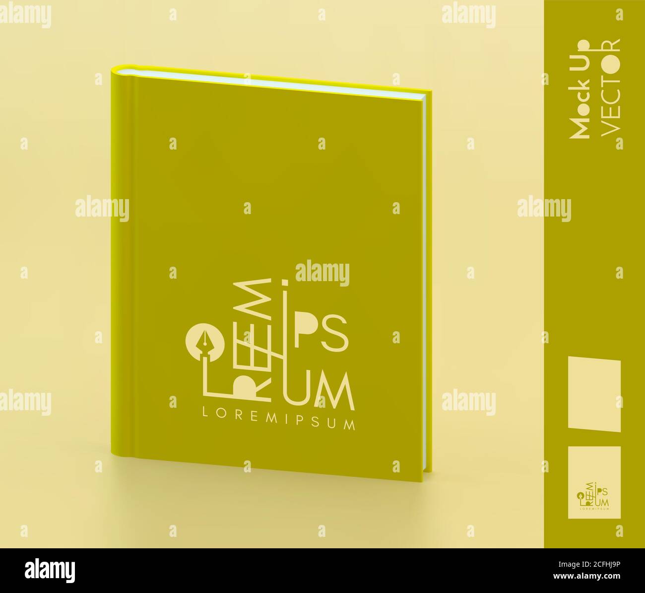 Download Realistic Book Mockup Cover Design Template Perspective View 3d Vector Illustration Stock Vector Image Art Alamy