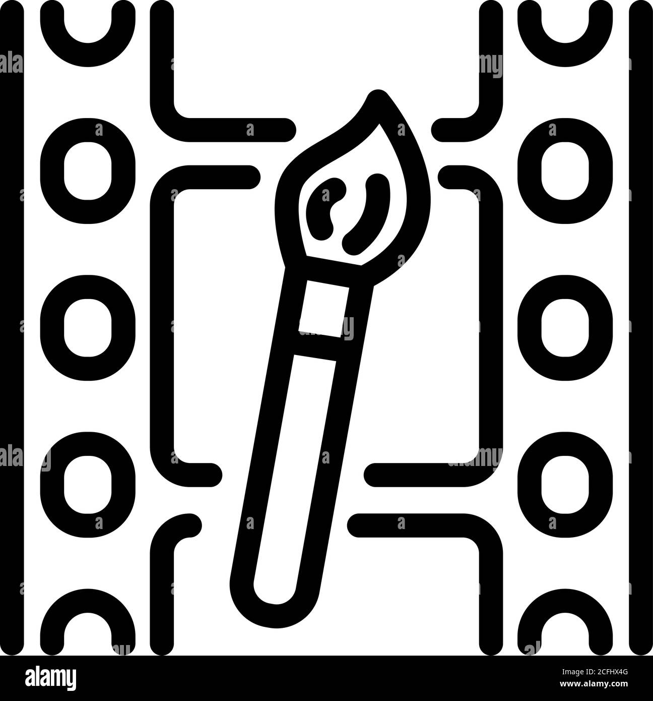 Video editing software icon, outline style Stock Vector Image & Art - Alamy