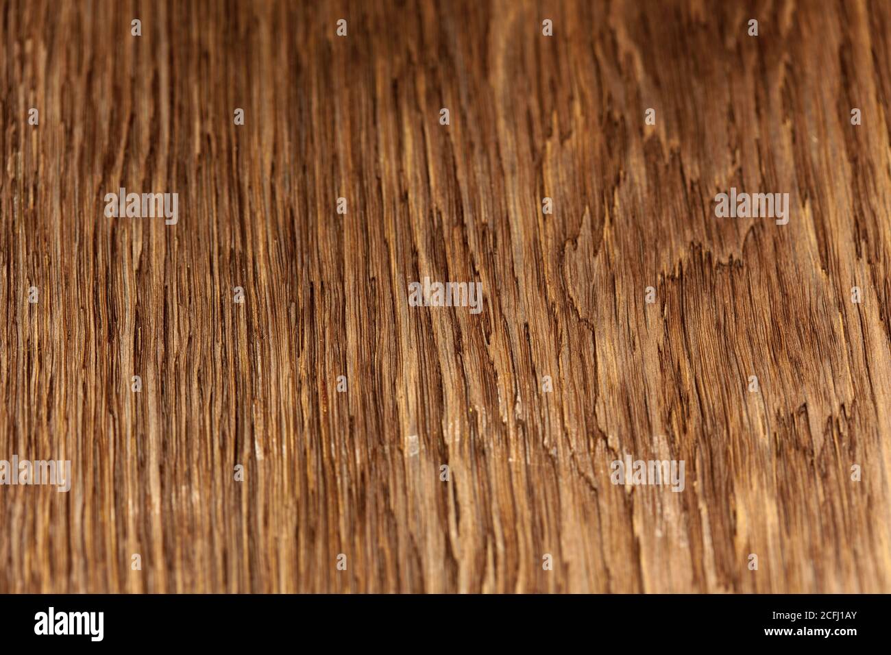 surface stained oak board as a background for creativity Stock Photo