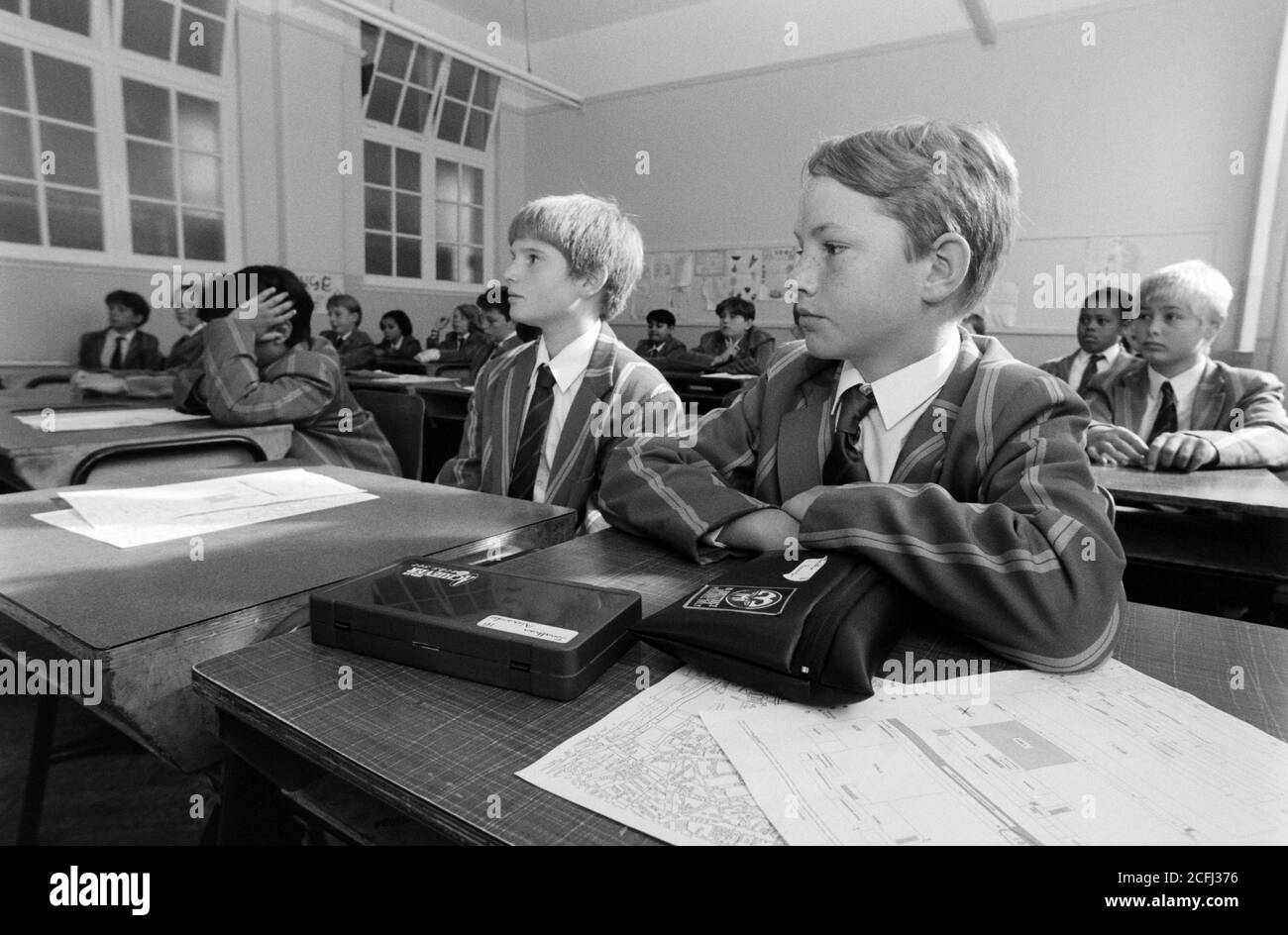 Kingston Grammar School, Kingston upon Thames, Surrey. 08 September 1992. Photo Neil Turner