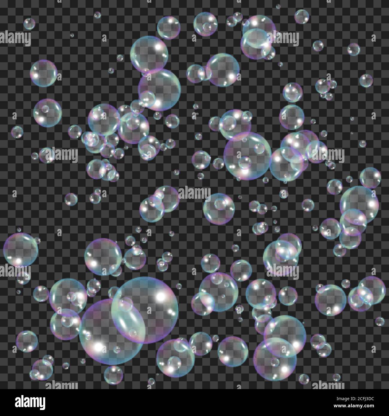 Vector Soap Bubble Realistic Soap Bubble Stock Vector (Royalty Free)  1895511178