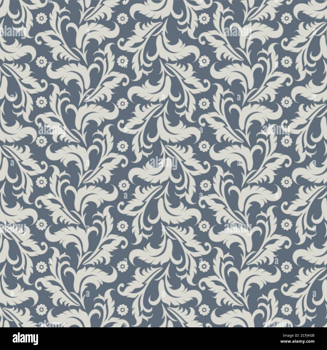 Vintage floral seamless pattern. Vector wallpaper Stock Vector Image ...