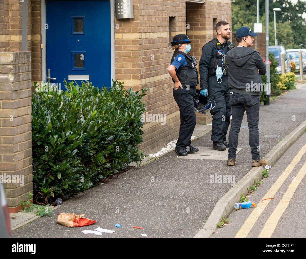 Brentwood Essex 5th September 2020 Aftermath of a drugs raid by Essex police in Brentwood Essex Credit: Ian Davidson/Alamy Live News Stock Photo