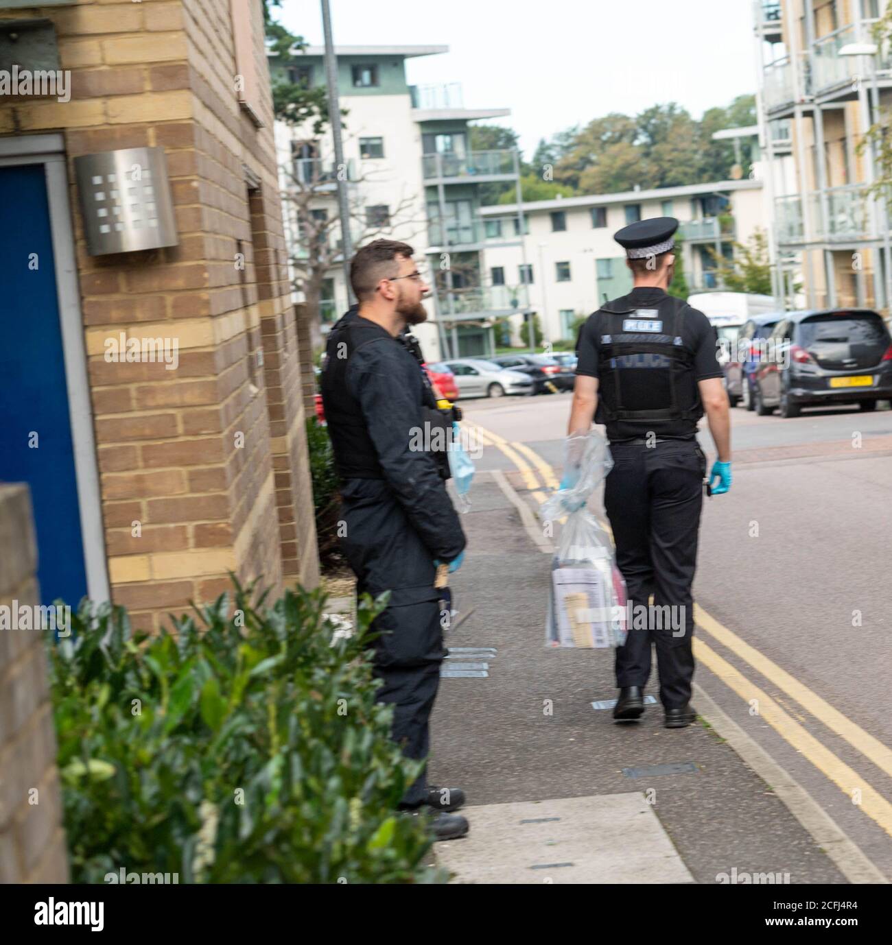 Brentwood Essex 5th September 2020 Aftermath of a drugs raid by Essex police in Brentwood Essex Credit: Ian Davidson/Alamy Live News Stock Photo
