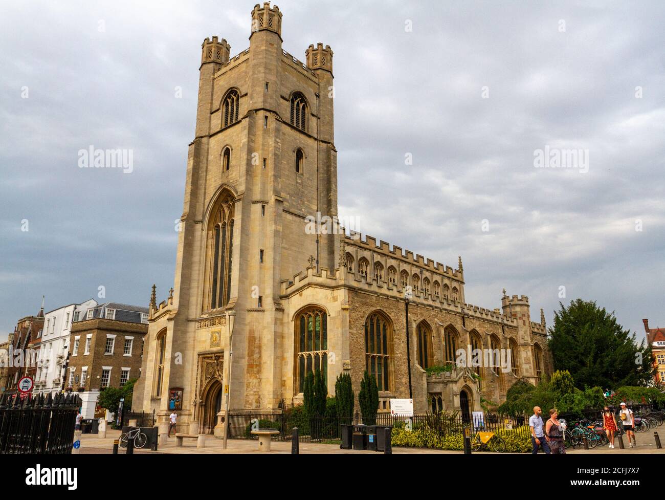 Great St Mary's Church, Kings Parade, Cambridge, Cambridgeshire, UK. Stock Photo