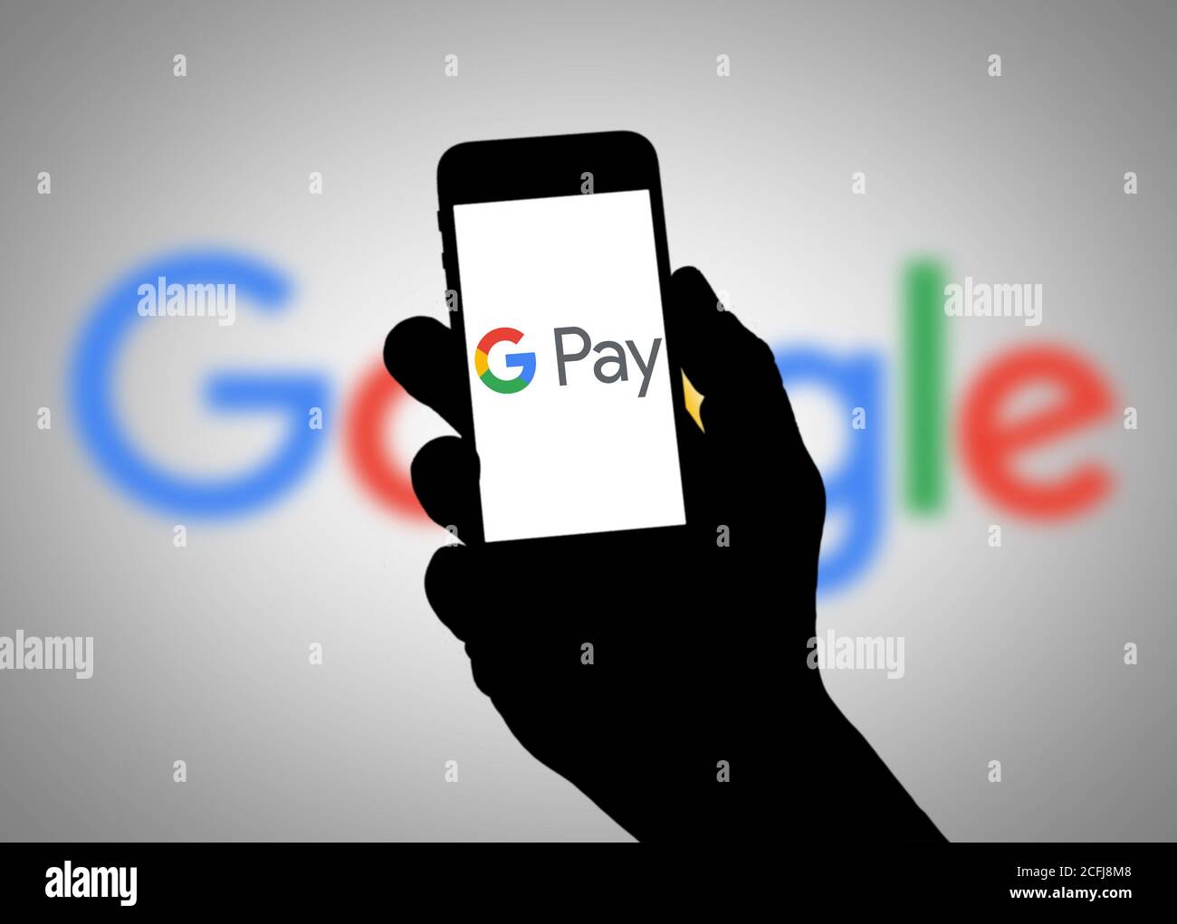 GOOGLE PAY Google Pay app Stock Photo