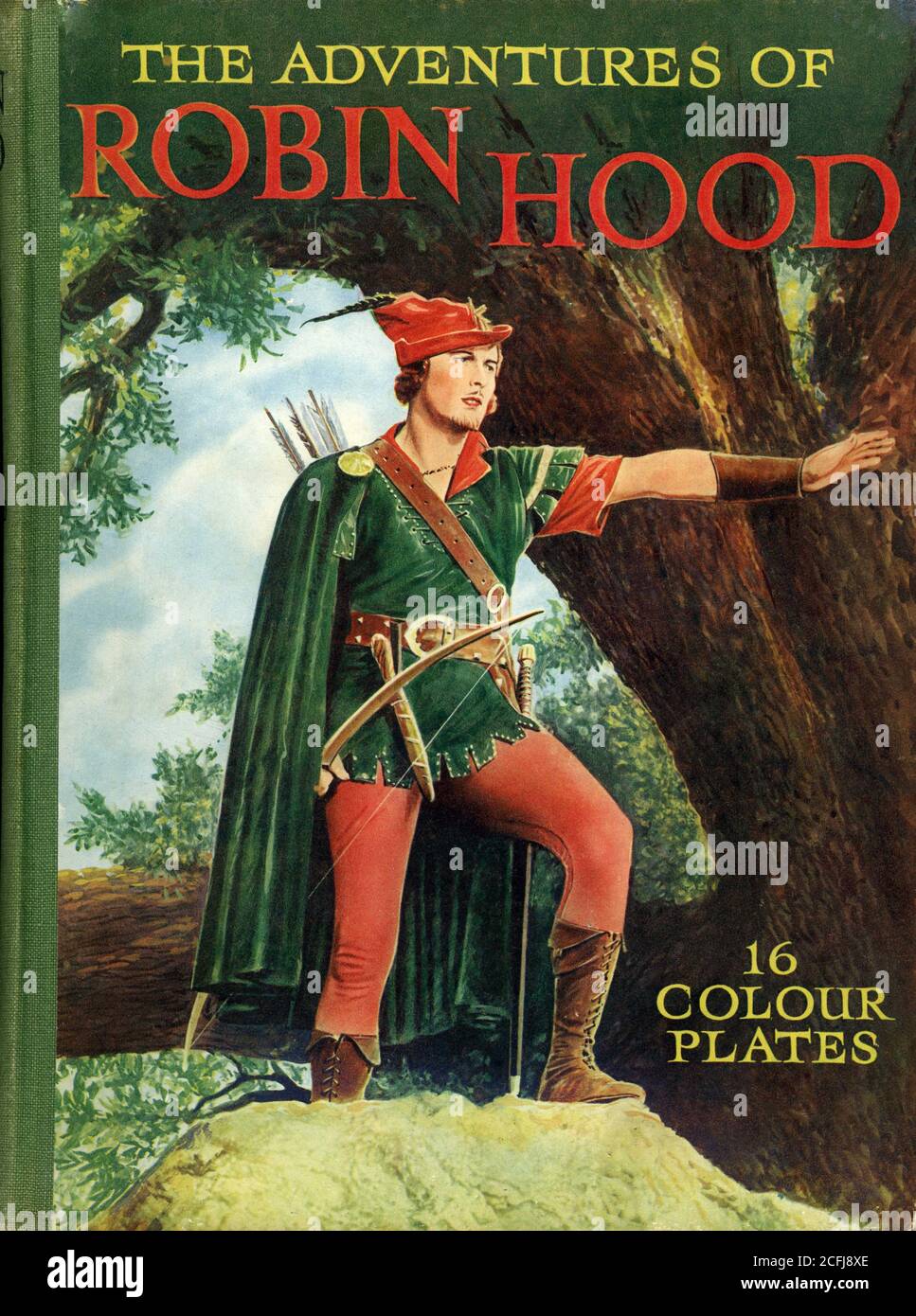 ERROL FLYNN in THE ADVENTURES OF ROBIN HOOD 1938 directors MICHAEL CURTIZ and WILLIAM KEIGHLEY music Erich Wolfgang Korngold Warner Bros. Stock Photo