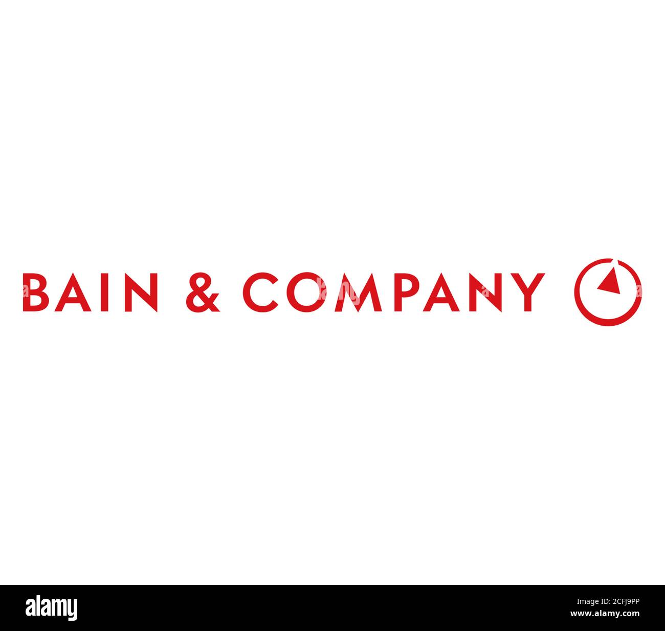 Bain and Company logo Stock Photo