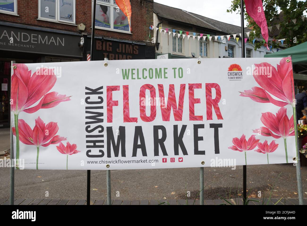 Chiswick Launches Monthly Flower Market. London, UK Stock Photo Alamy