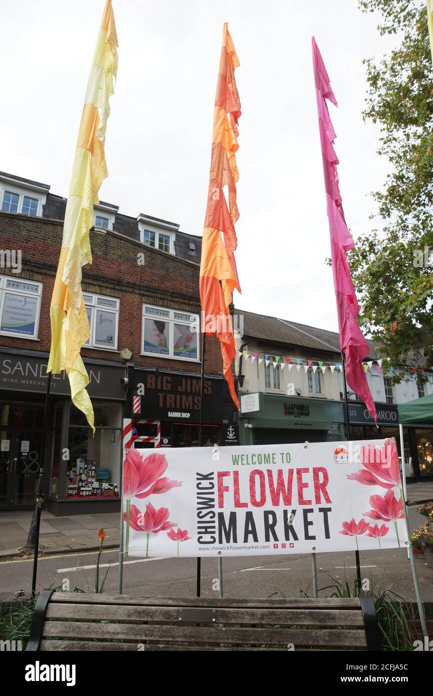 Chiswick Launches Monthly Flower Market. London, UK Stock Photo Alamy