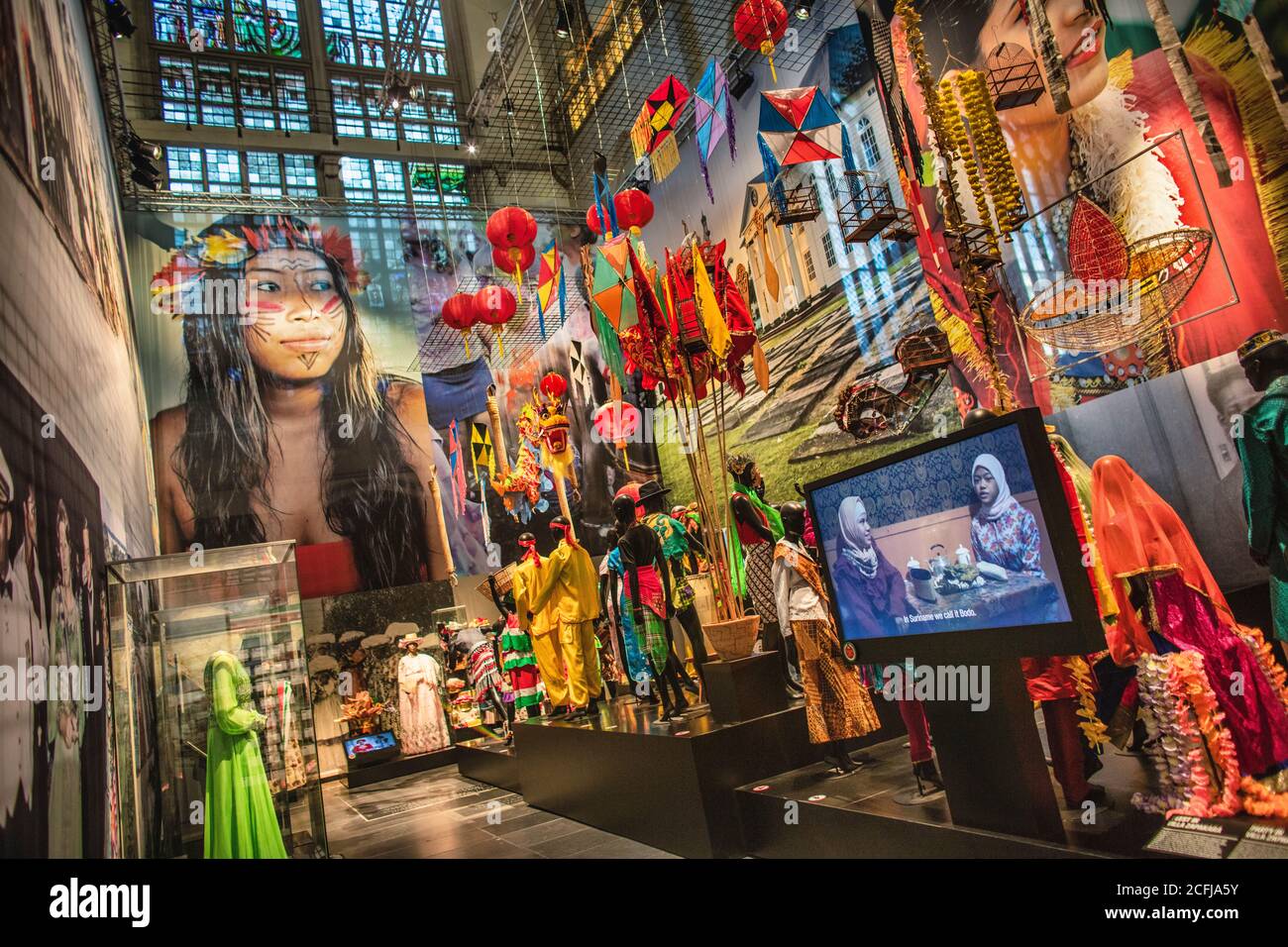 The Netherlands, Amsterdam, Nieuwe Kerk, Dam Square. The Great Surinam