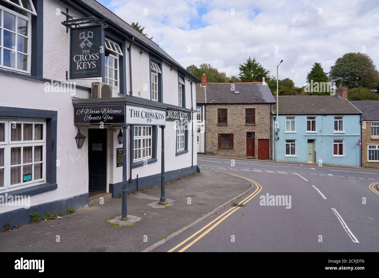 The Cross Keys pub, Llantrisant, South Wales Stock Photo Alamy
