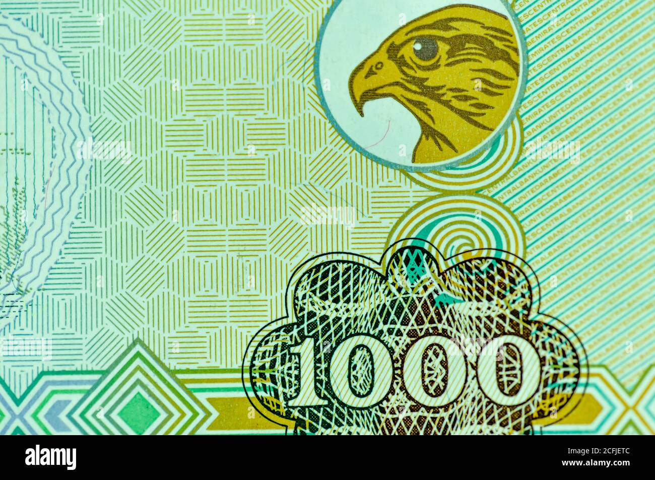 Close up United Arab Emirates Currency Dirhams And Fils Dubai Abu close-up-united-arab-emirates-currency-dirhams-and-fils-dubai-abu