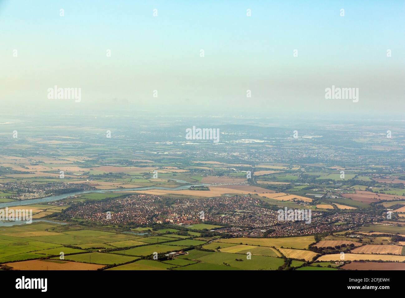 aerial view of South Woodham Ferrers Stock Photo Alamy