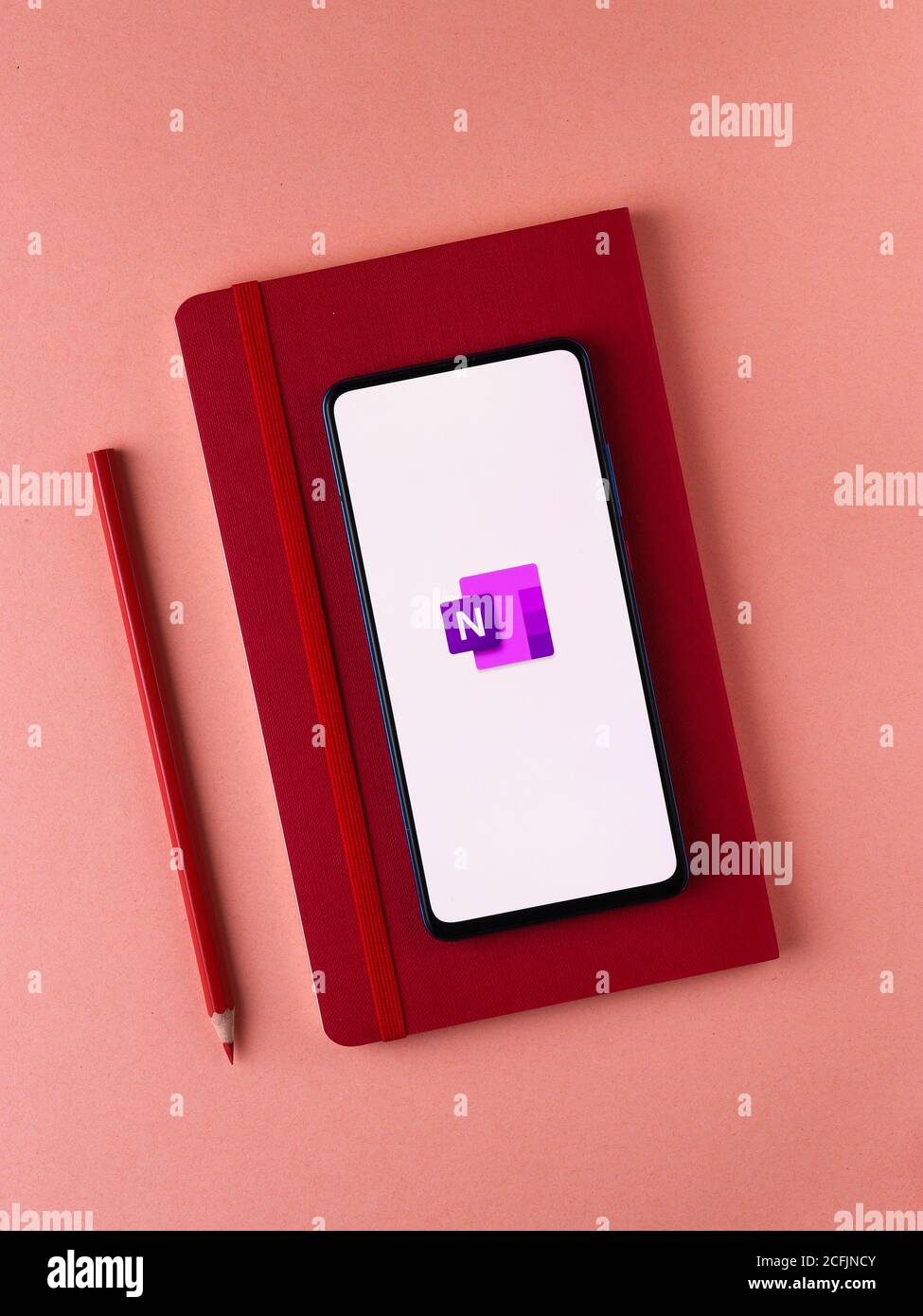 Microsoft onenote editorial hi-res stock photography and images - Alamy