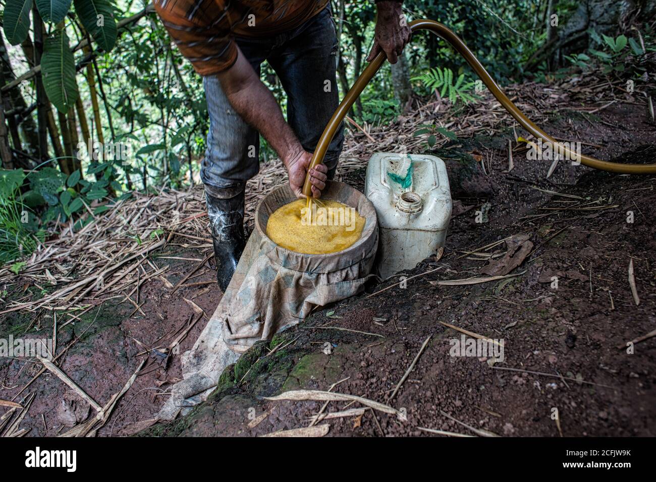 Cocaine factory in Colombia Stock Photo - Alamy