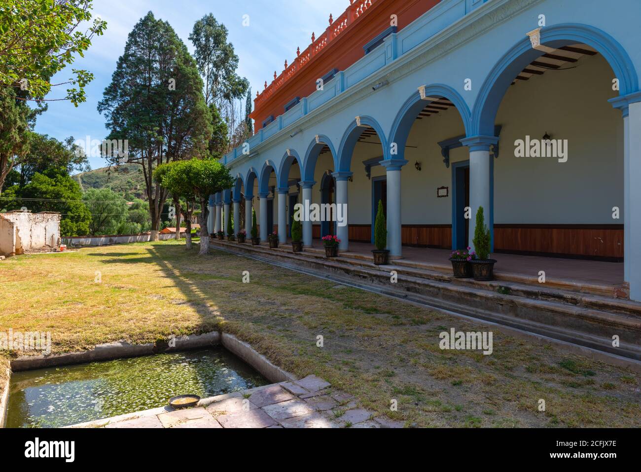 Palacete la Florida, casa presidencial, Sucre, constitutional capital of Bolivia,Chuquisaca Department, Bolivia, Latin America Stock Photo