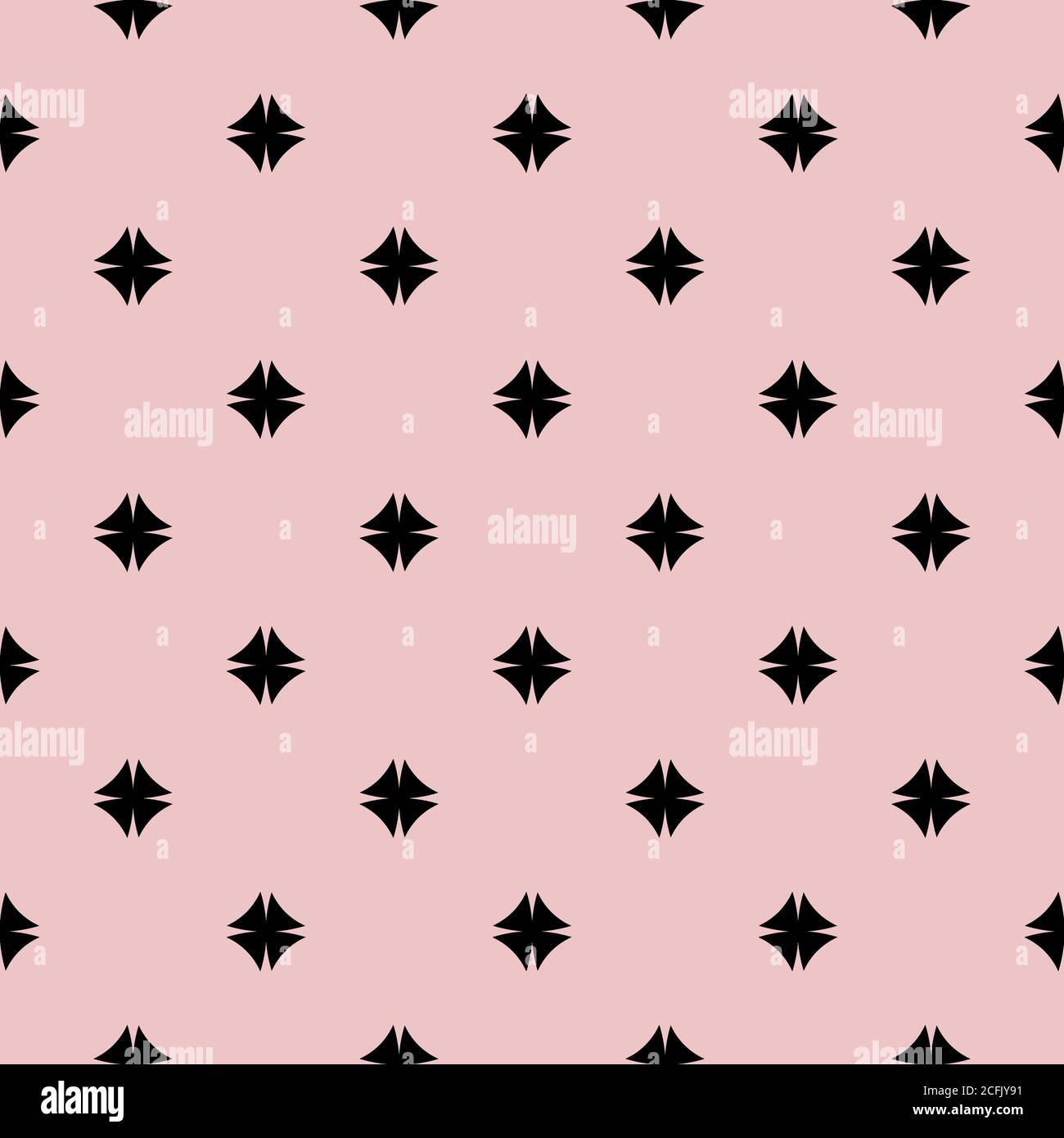 Abstract geometric black and pink seamless pattern. Bright texture on ...