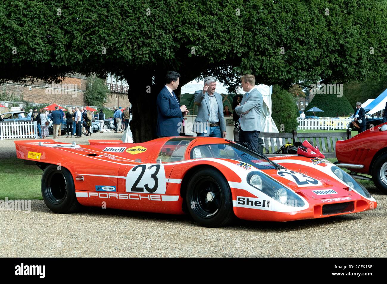 1970 Le mans winning Porsche 917. Best in Show at the Hampton Court Concours0f Elegance 2020 Stock Photo