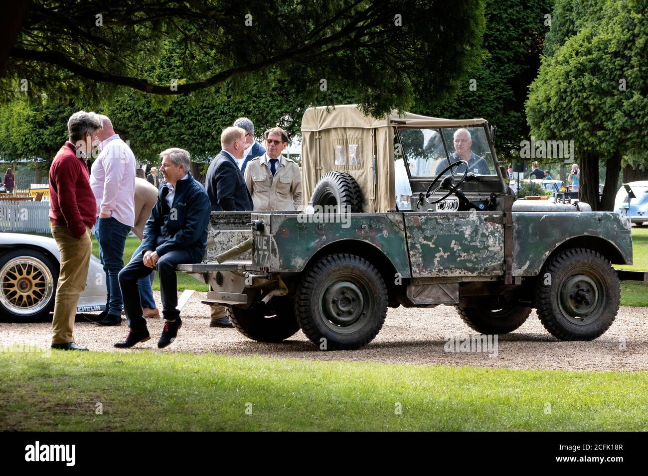 1948 Land Rover 001 at the Hampton Court Concours 2020 Stock Photo Alamy