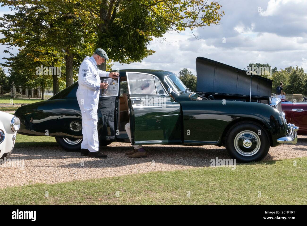 Bentley Continental at the Hampton Court Concours 2020 Stock Photo
