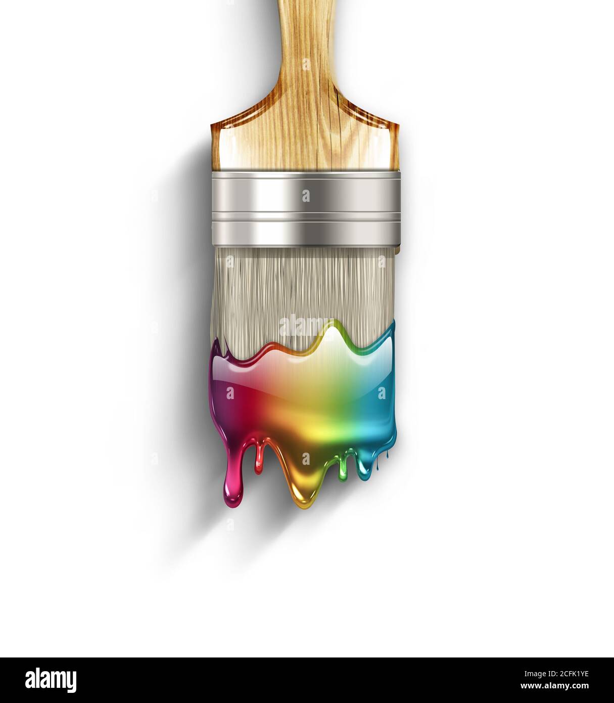 Paint brush dripping hires stock photography and images Alamy