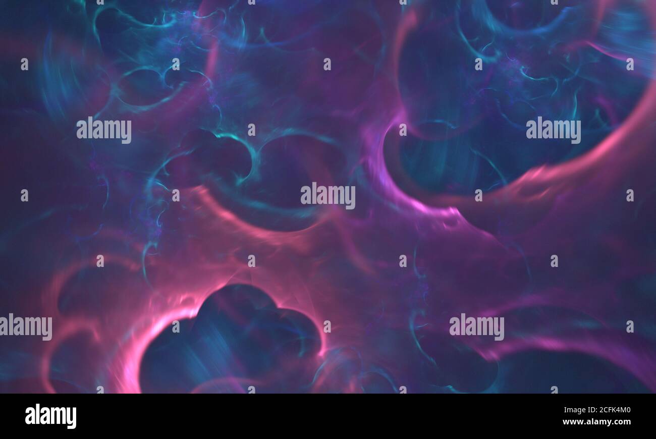 Abstract multi-colored fractal background Stock Photo