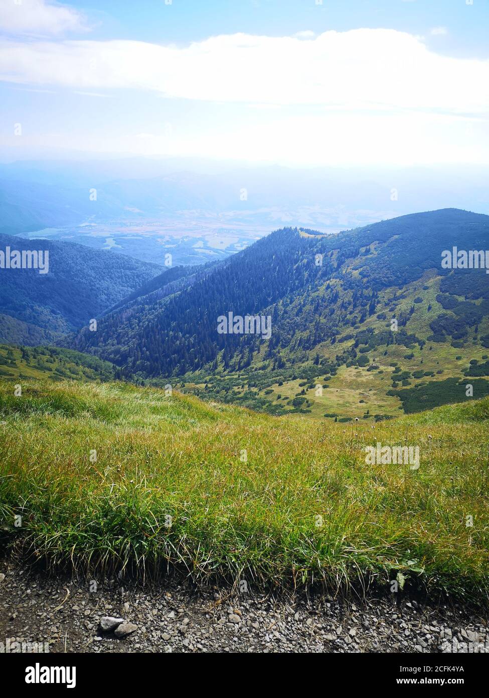 Mountain landscape, Mala Fatra, Slovakia Stock Photo